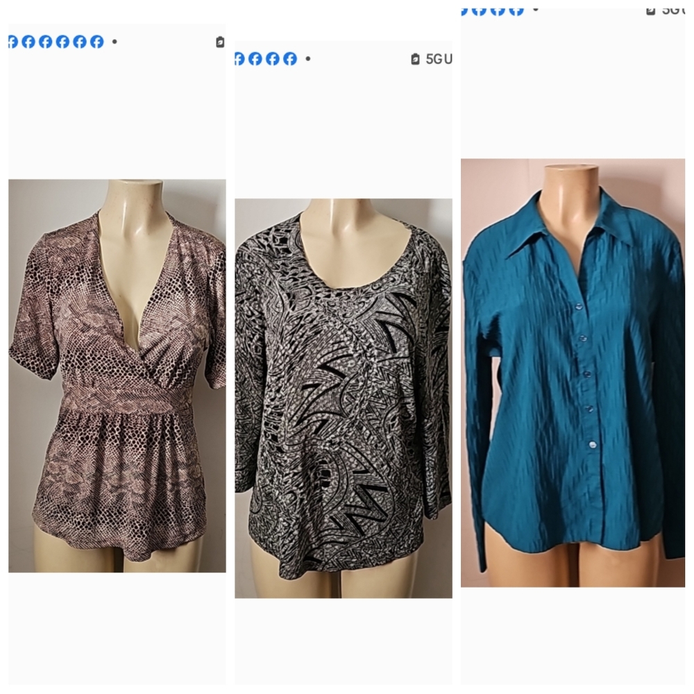 Size XL blouses bundle